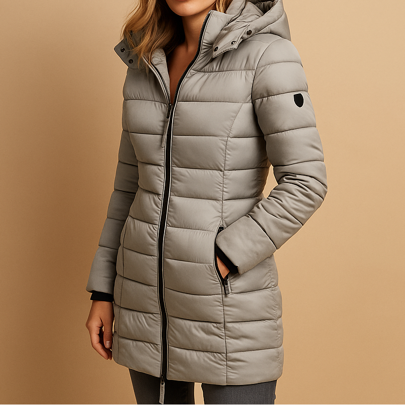Elize | Women's Quilted Hooded Puffer Down Jacket