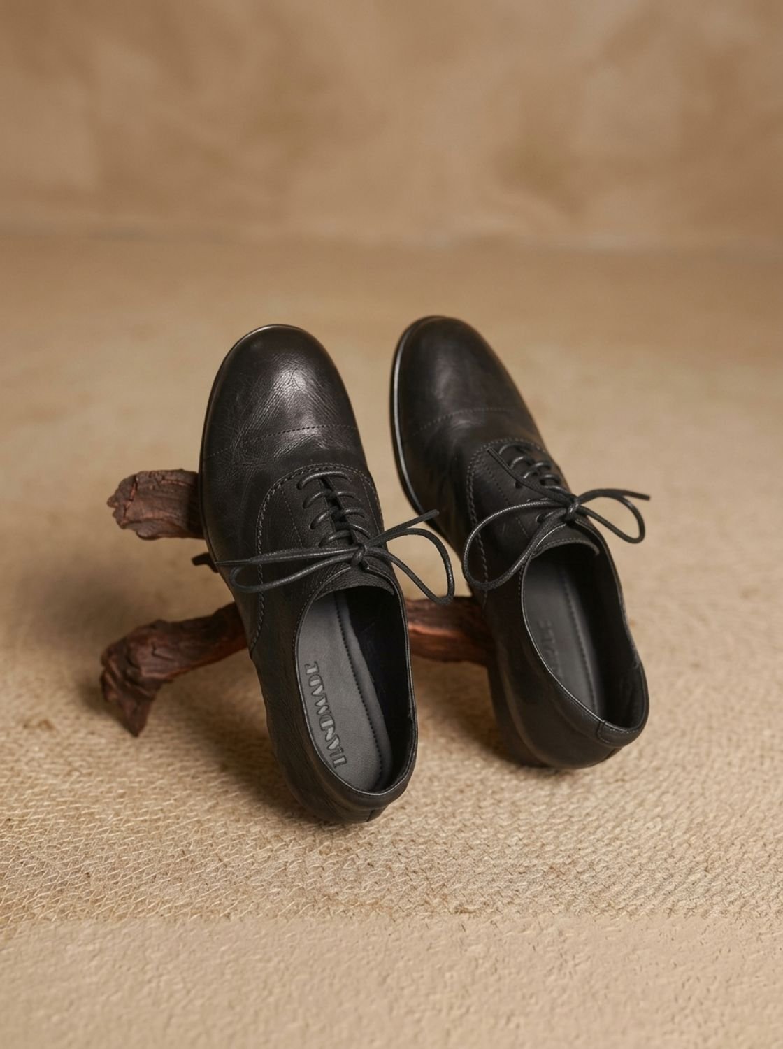 Emma | Women's Leather Lace-Up Cap Toe Oxford Flat Shoes
