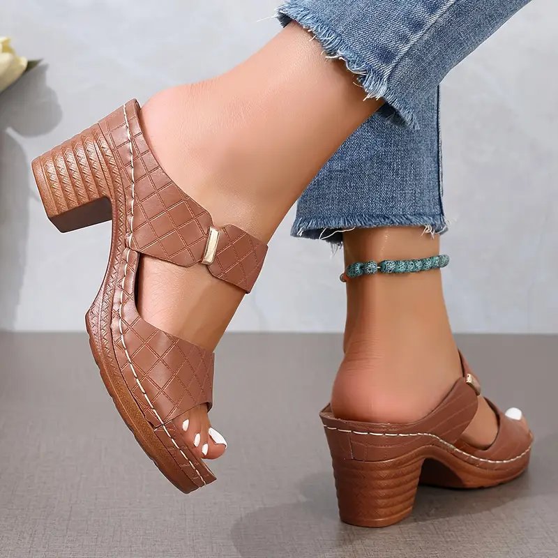 Emma | Women's Orthopaedic Cushioned Block Heel Sandals