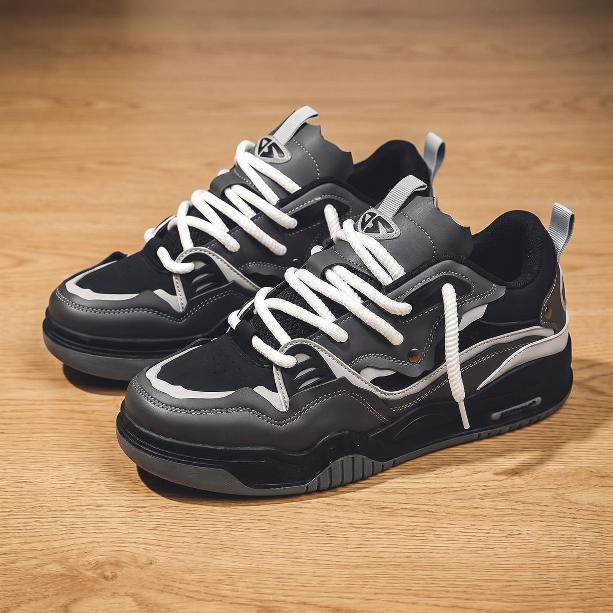 Ethan | Men's Chunky Low-Top Lace-Up Casual Sneakers