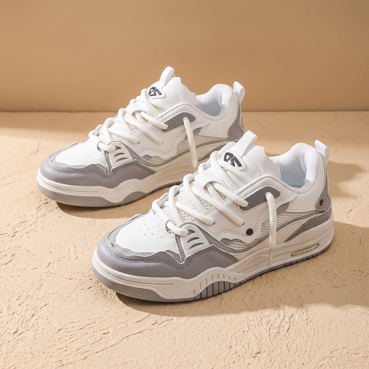 Ethan | Men's Chunky Low-Top Lace-Up Casual Sneakers