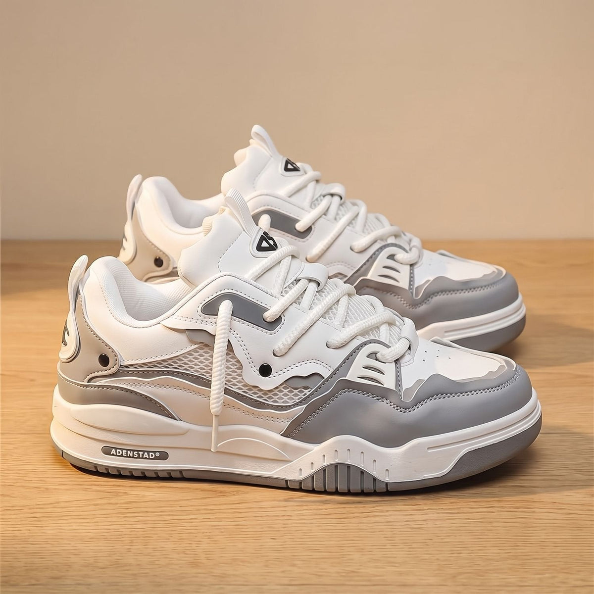 Ethan | Men's Chunky Low-Top Lace-Up Casual Sneakers