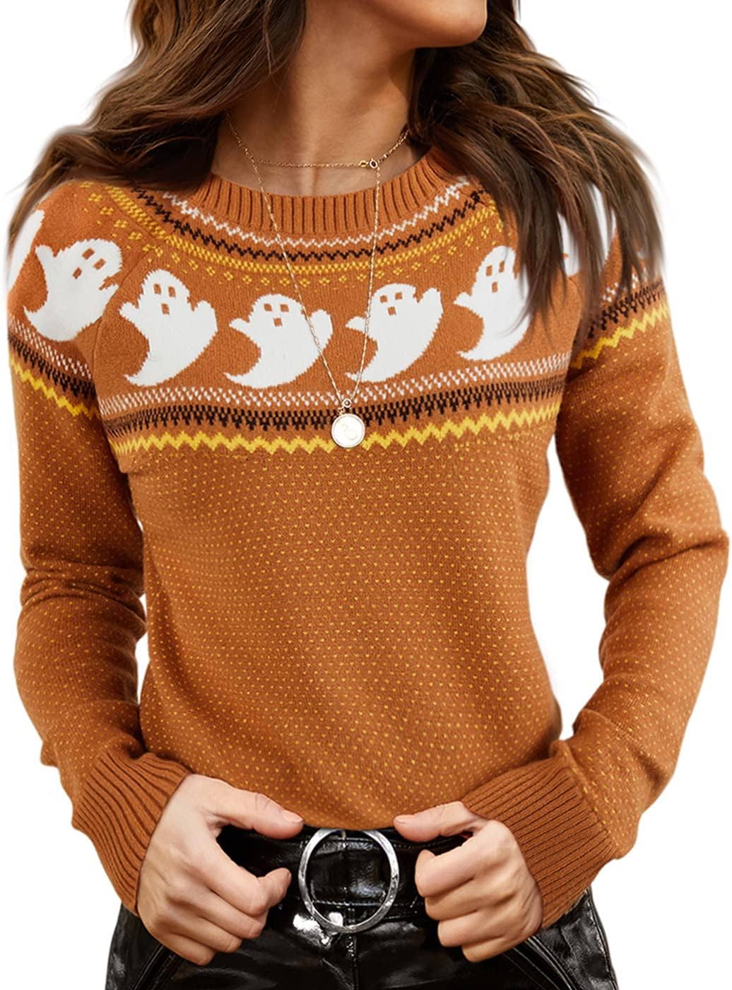 Evelyn | Women's Sweater with Turtleneck and Cable Knit