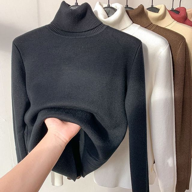 Everly | Women's Fleece-Lined Turtleneck Sweater