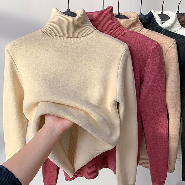 Everly | Women's Fleece-Lined Turtleneck Sweater