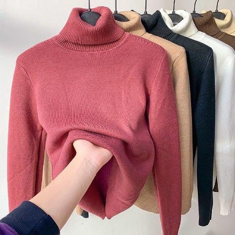 Everly | Women's Fleece-Lined Turtleneck Sweater
