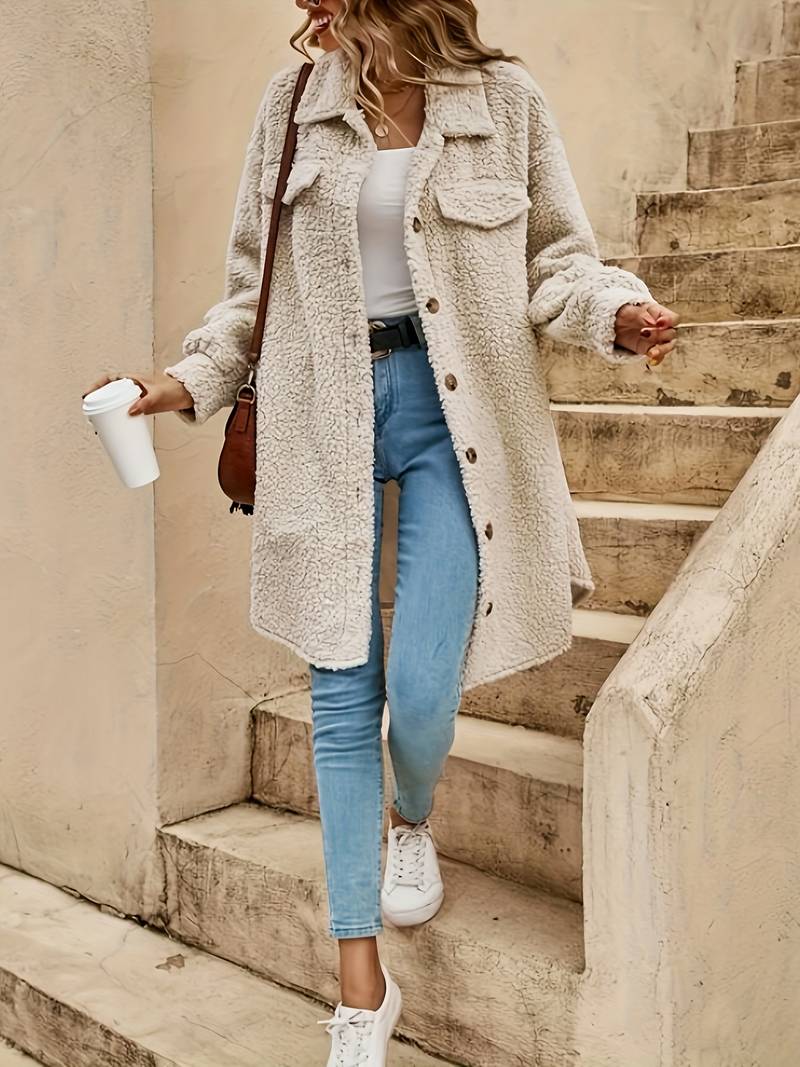 Fenwick | Women's Longline Teddy Coat