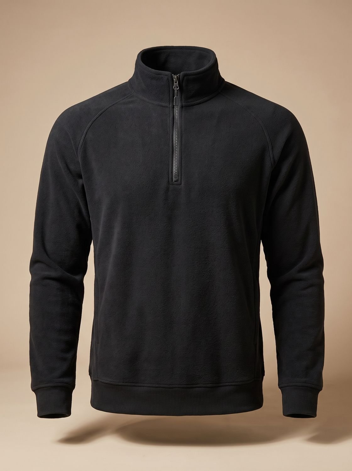 Henry | Men's Fleece Quarter-Zip Stand-Collar Pullover Sweater