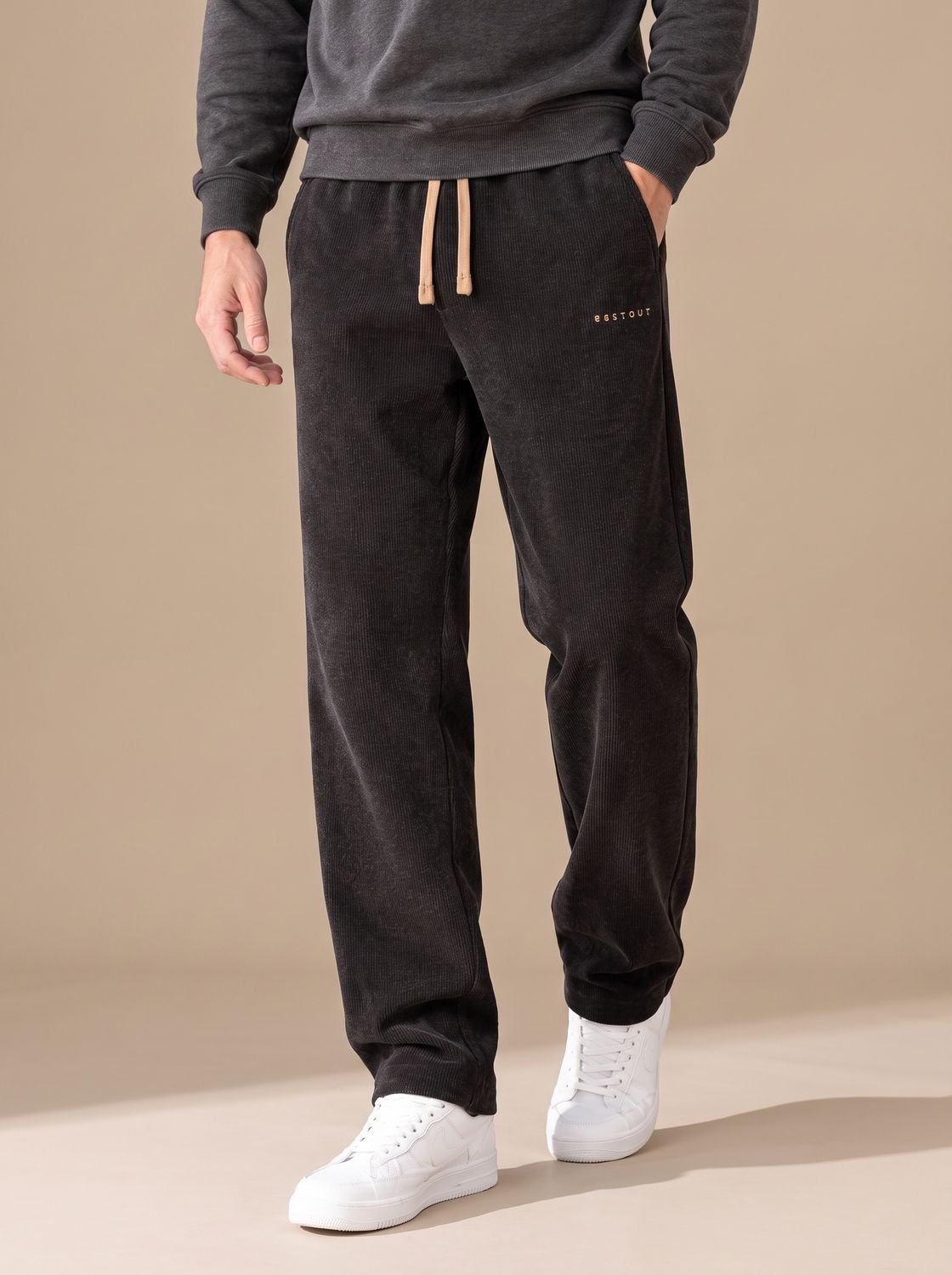 Henry | Men's Relaxed Straight-Leg Corduroy Drawstring Pants