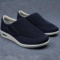 Wide Shoes For Feet That Swell With Adjustable Straps, Removable Memory Insoles