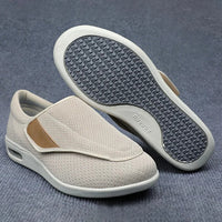 Wide Shoes For Feet That Swell With Adjustable Straps, Removable Memory Insoles