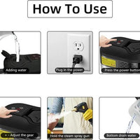 Steam Cleaning Tool For High Pressure Heavy Duty Home And Commercial Use