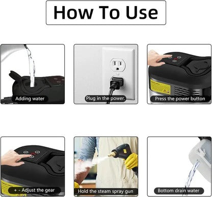 Steam Cleaning Tool For High Pressure Heavy Duty Home And Commercial Use