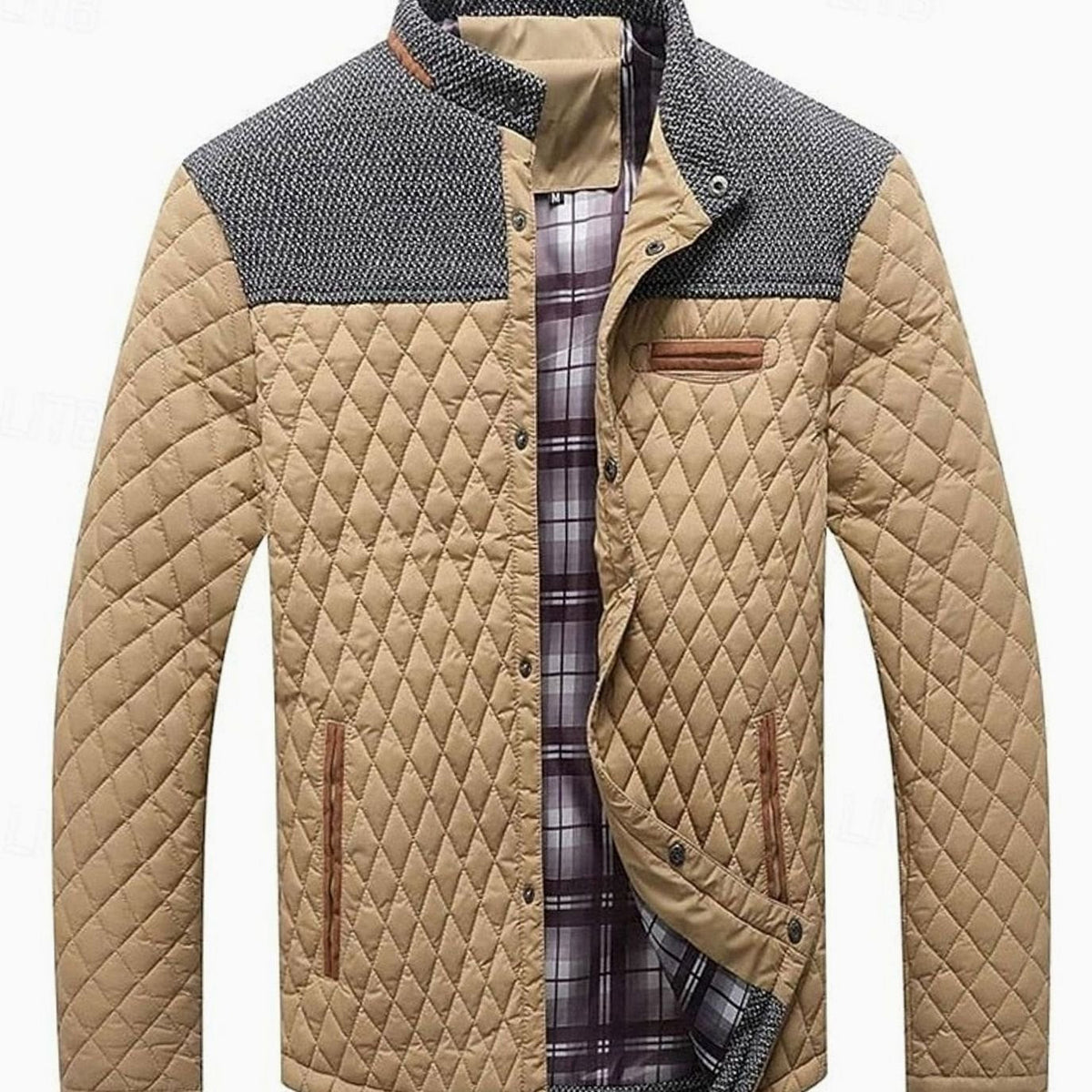 Jackson | Men's Quilted Stand-Collar Button-Front Jacket