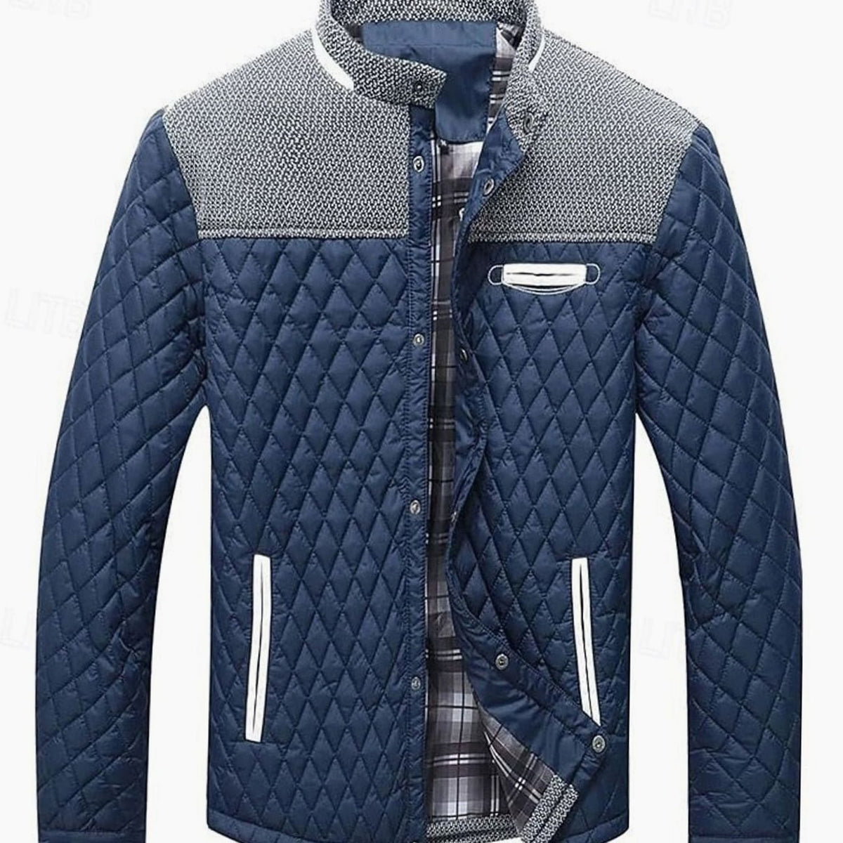 Jackson | Men's Quilted Stand-Collar Button-Front Jacket