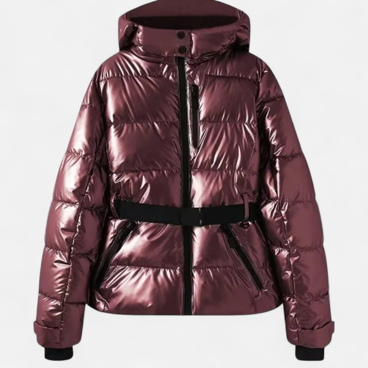 Josephine | Women's Belted Hooded Fitted Ski Jacket