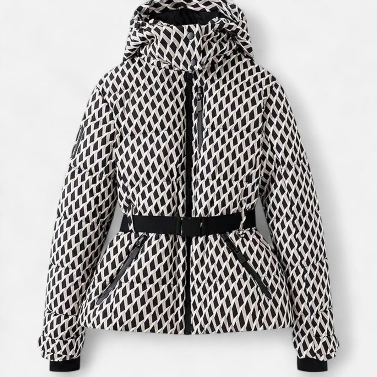 Josephine | Women's Belted Hooded Fitted Ski Jacket