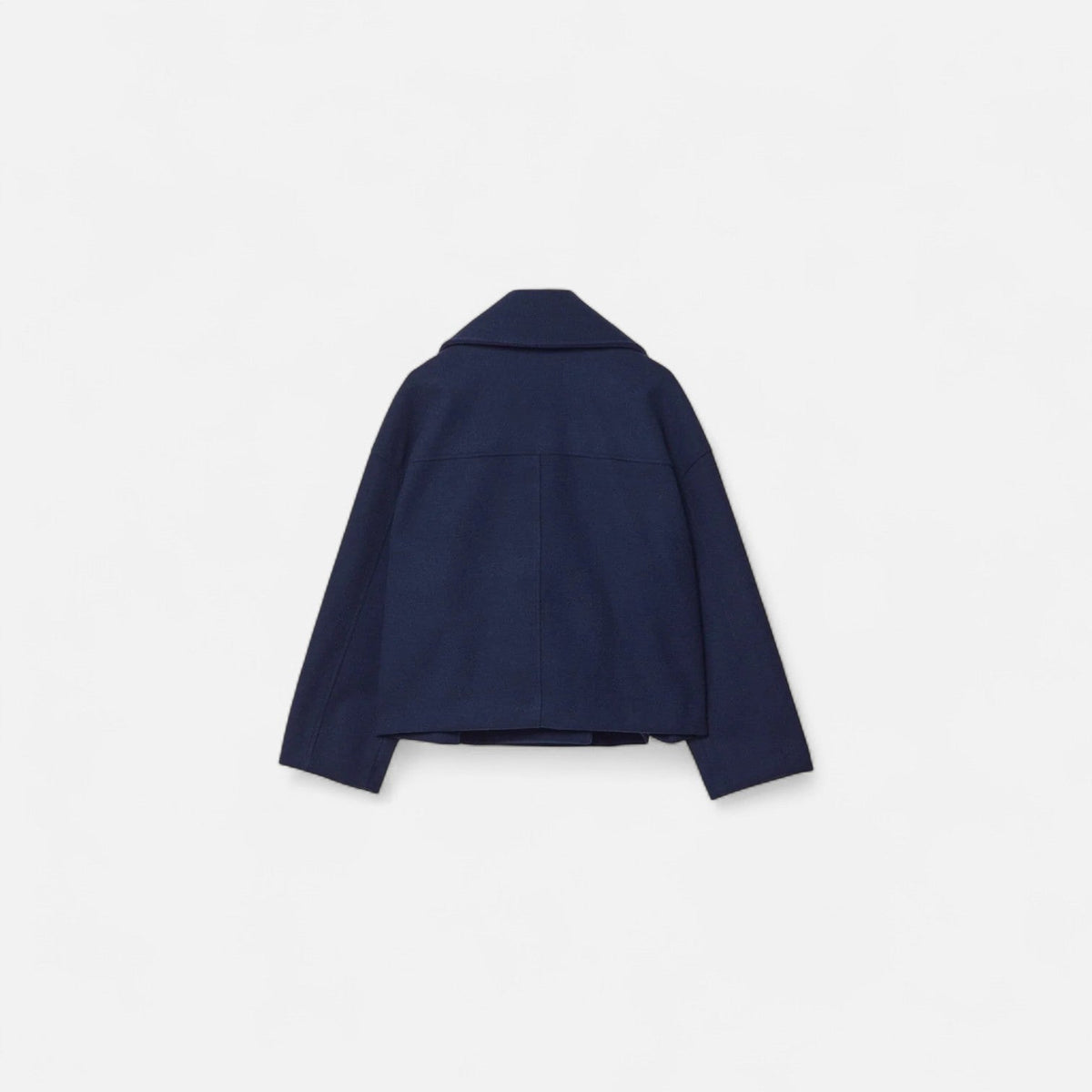 Josephine | Women's Cropped Double-Breasted Wool Peacoat