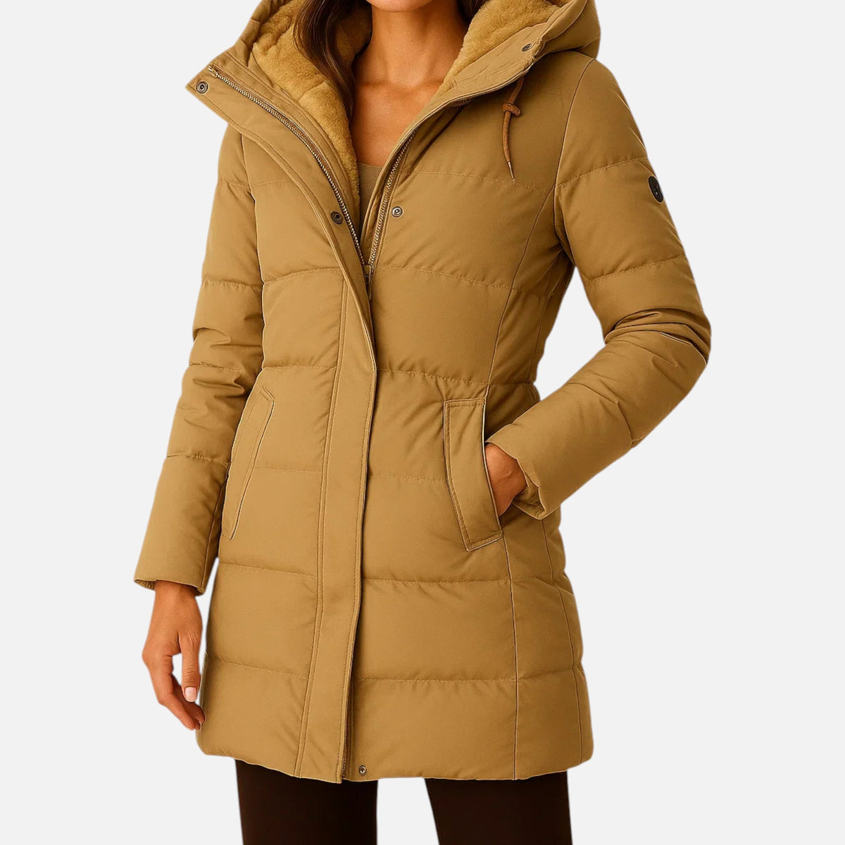 Josephine | Women's Hooded Faux Fur Long Puffer Coat