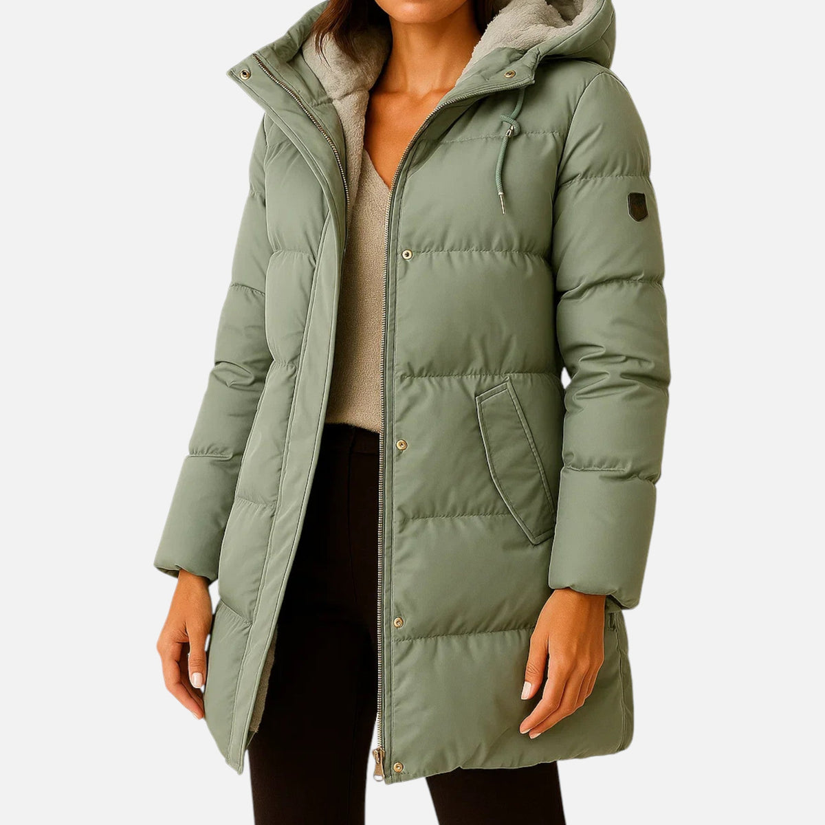 Josephine | Women's Hooded Faux Fur Long Puffer Coat
