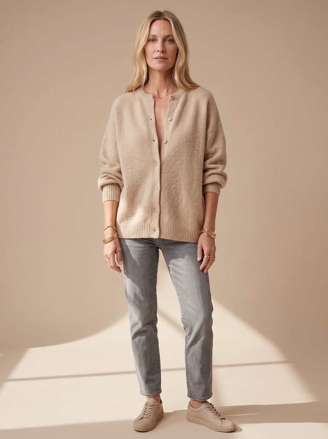 Layla | Women's Oversized Button-Up Knit Cardigan Sweater