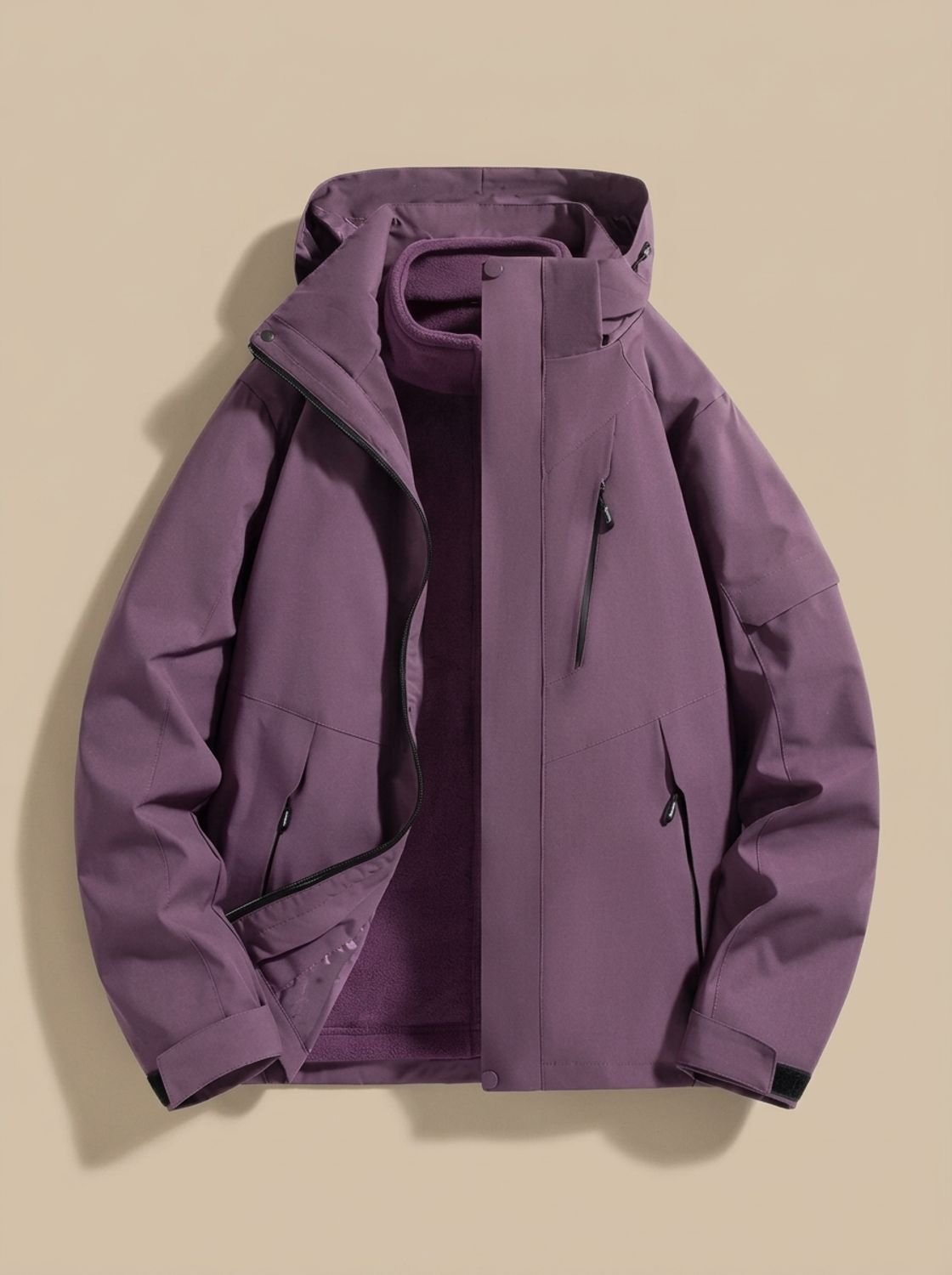 Layla | Women's Waterproof Hooded Fleece-Lined Winter Jacket