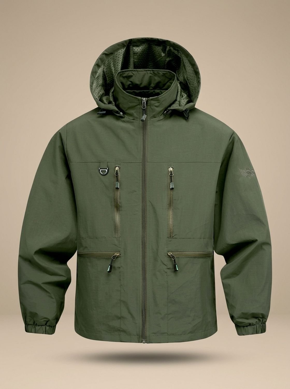 Lucas | Men's Waterproof Hooded Windproof Outdoor Jacket Multi-Pocket