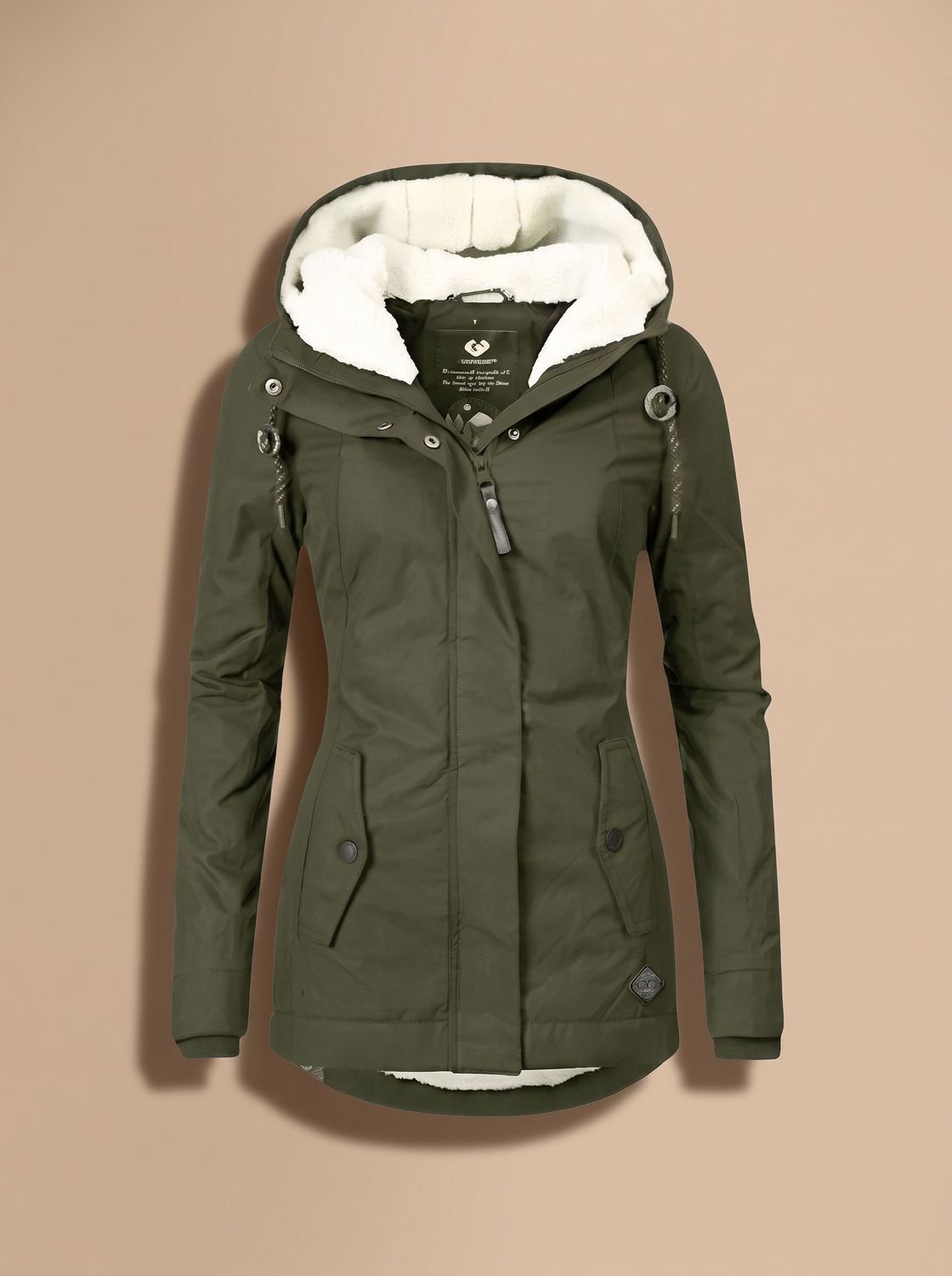 Madison | Women's Fleece-Lined Waterproof Hooded Zip-Up Jacket