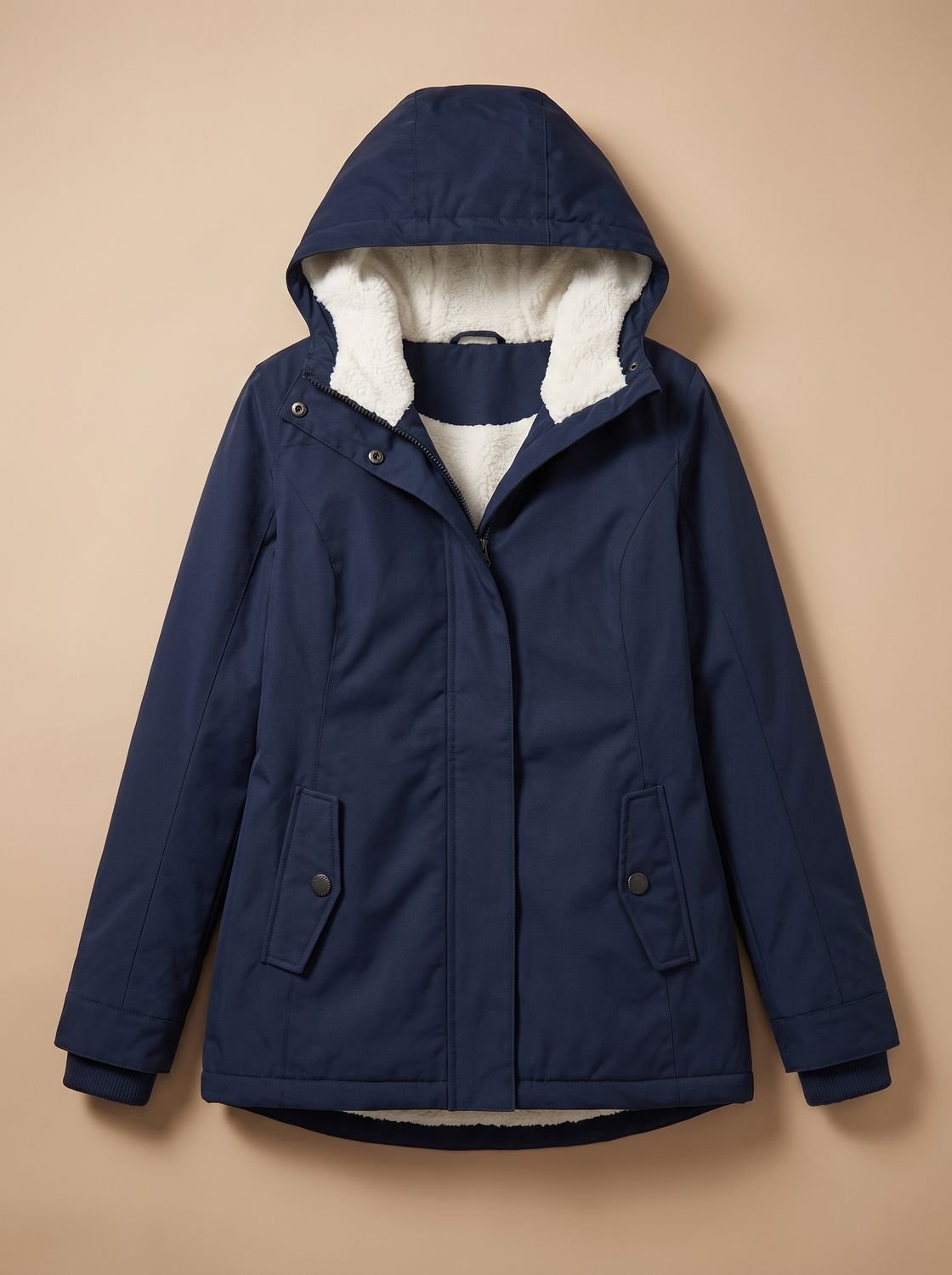 Madison | Women's Fleece-Lined Waterproof Hooded Zip-Up Jacket