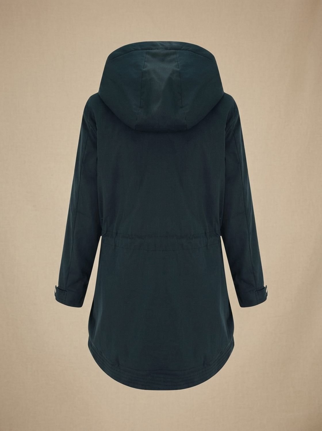 Madison | Women's Sherpa-Lined Hooded Parka Coat Adjustable-Waist