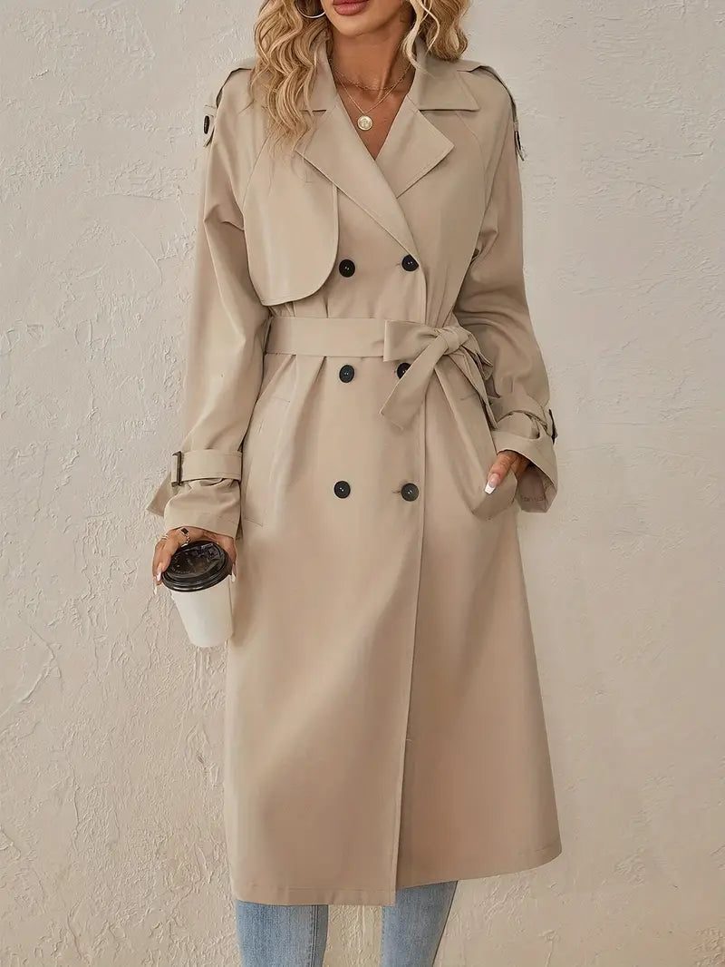 Madison | Women's Trench Coat with Belt and Lapels