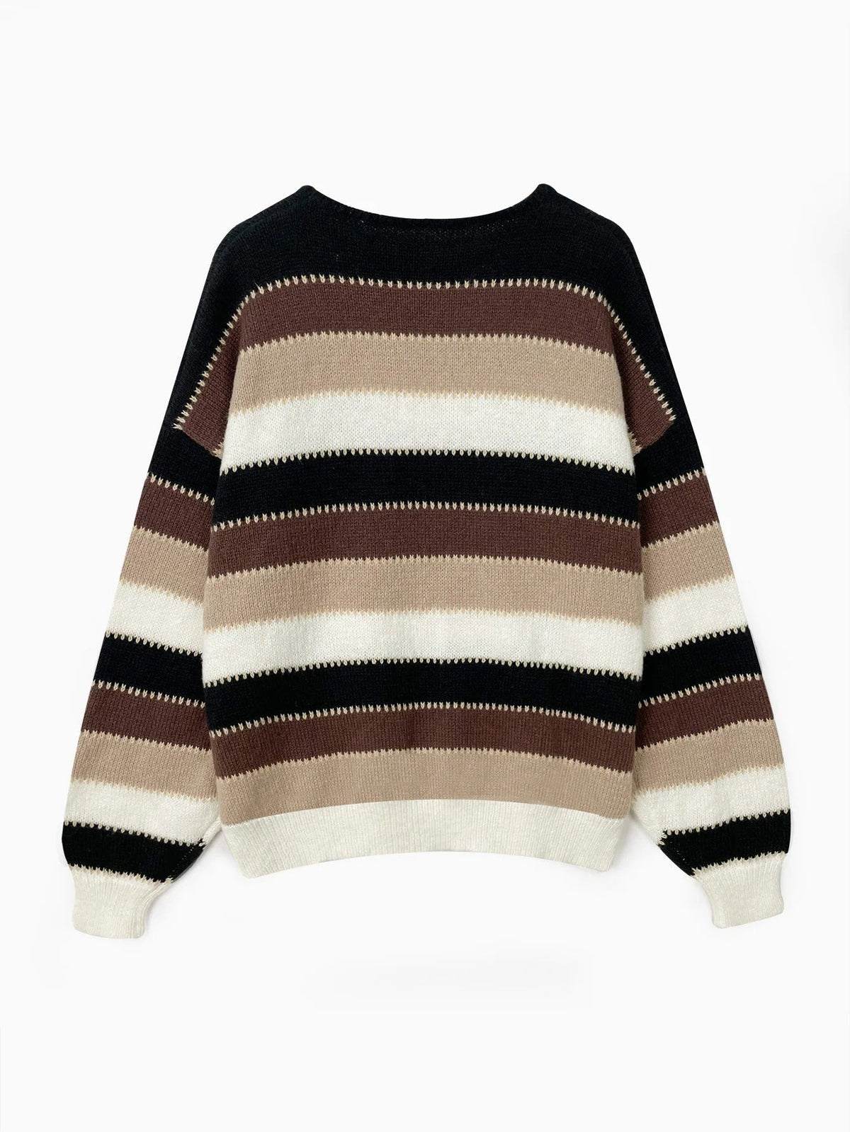 Margot | Women's Striped Crew Neck Oversized Sweater