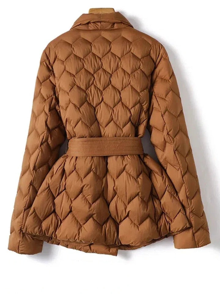 Marguerite | Women's Quilted Belted Puffer Jacket