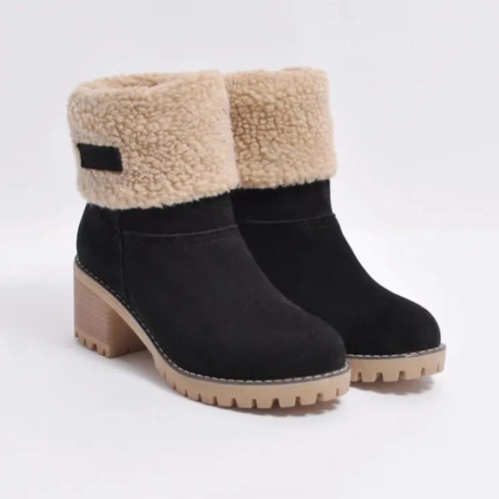 Marlowe | Women's Fleece Cuff Ankle Boots