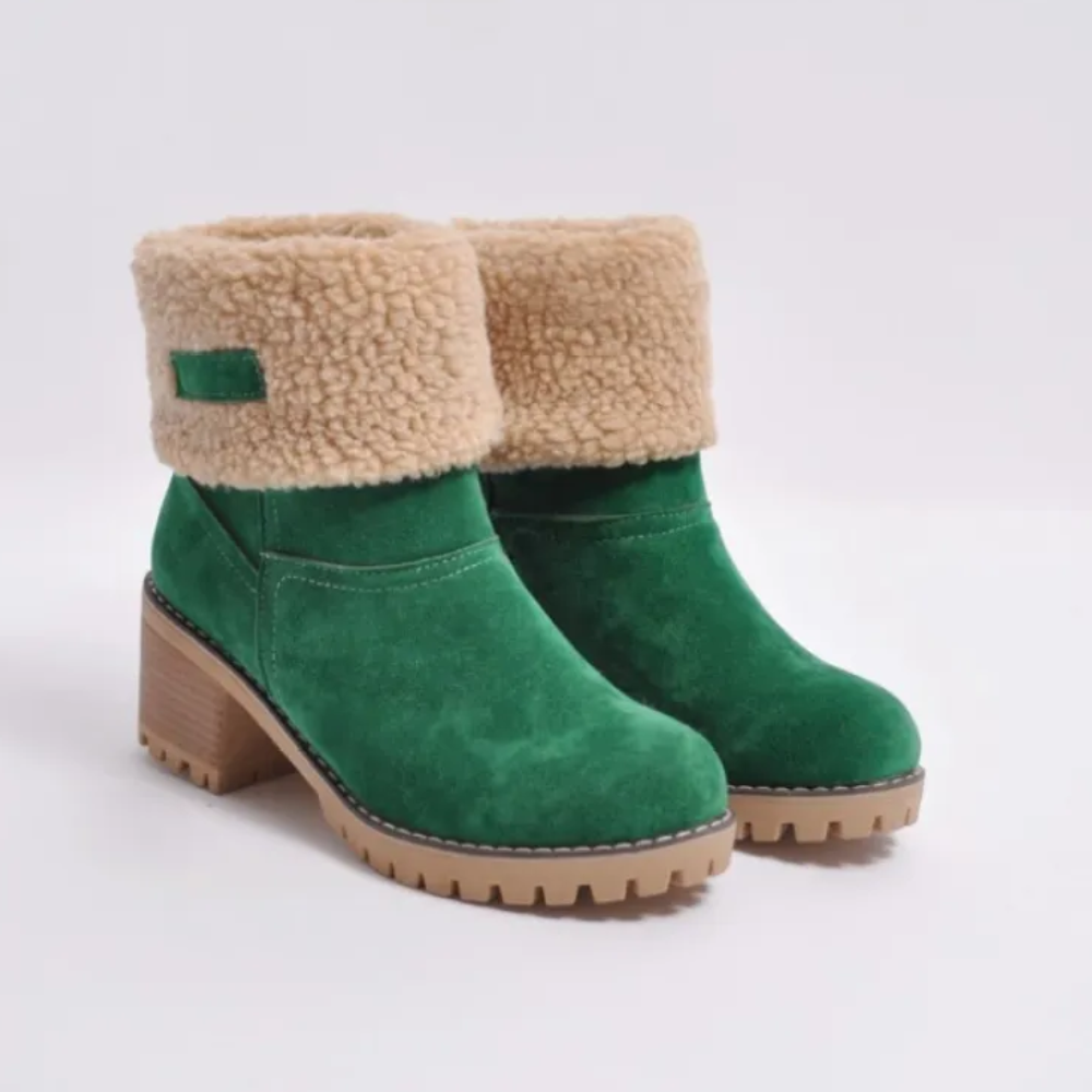 Marlowe | Women's Fleece Cuff Ankle Boots