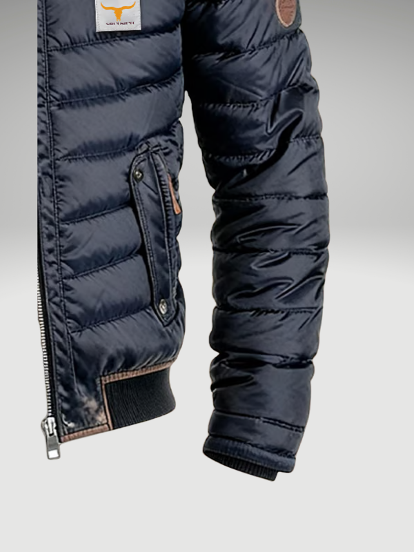 Men's Premium Padded Jacket in Navy Blue