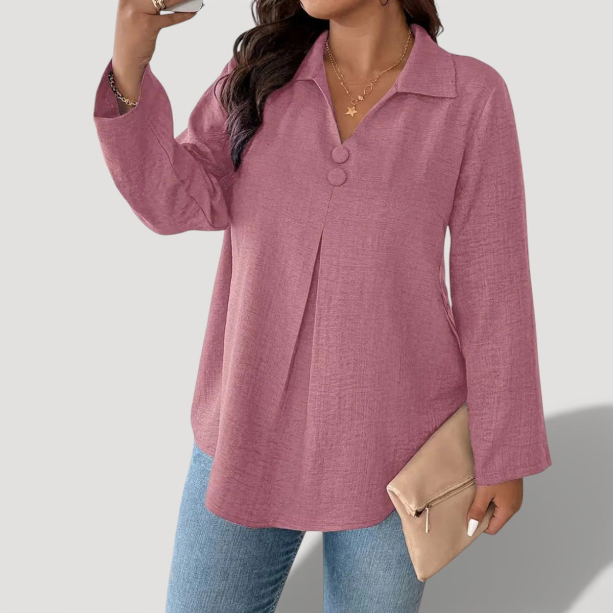 NANCY – CLASSIC BUTTON SHIRT