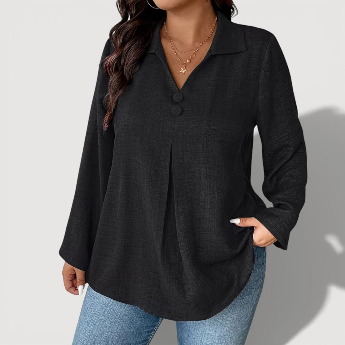 NANCY – CLASSIC BUTTON SHIRT