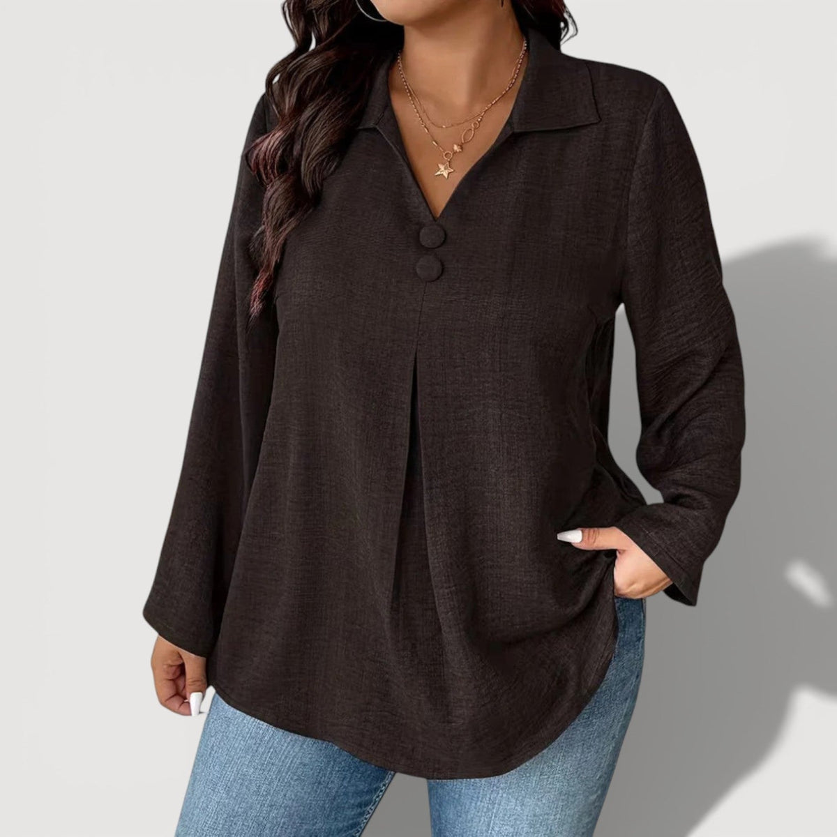 NANCY – CLASSIC BUTTON SHIRT