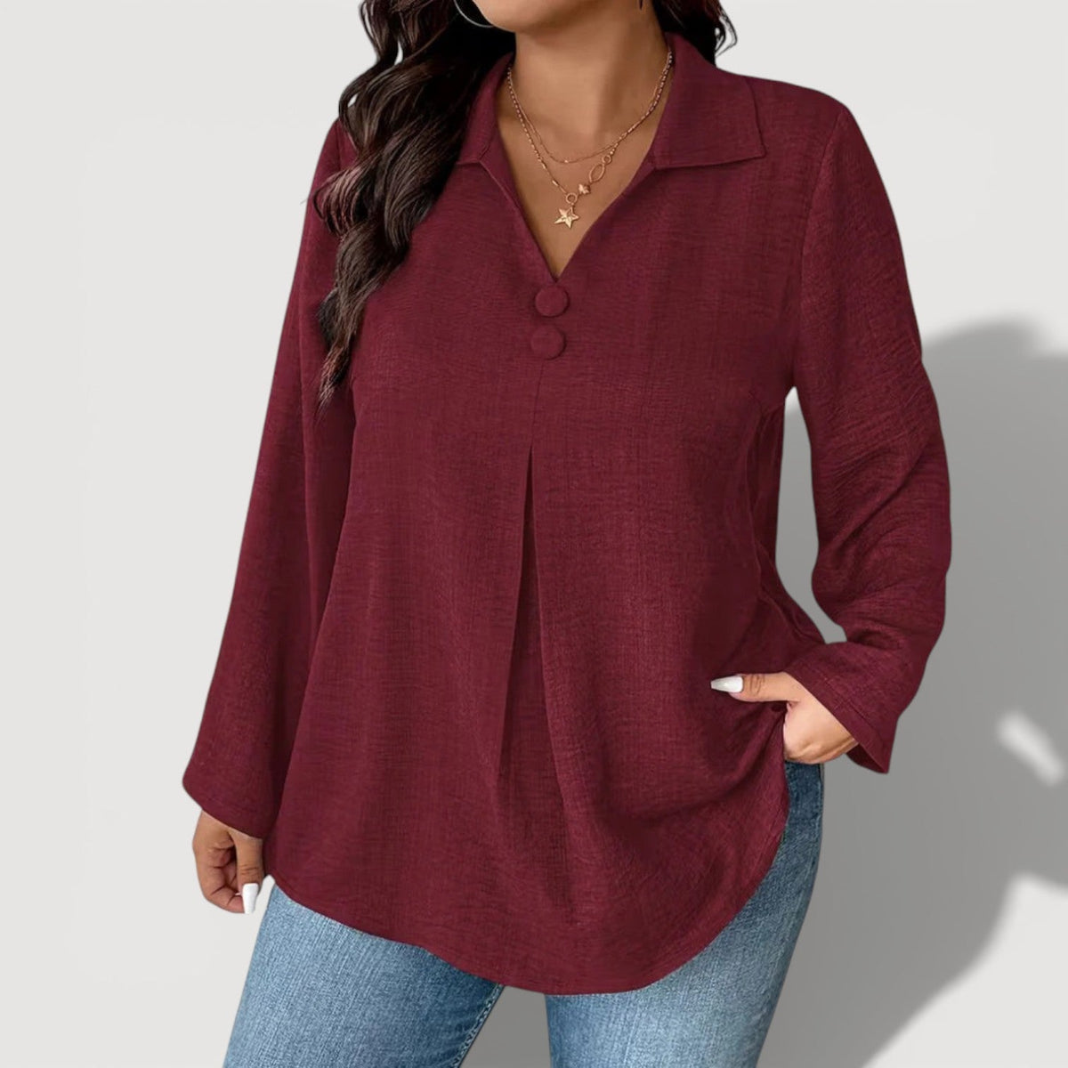 NANCY – CLASSIC BUTTON SHIRT