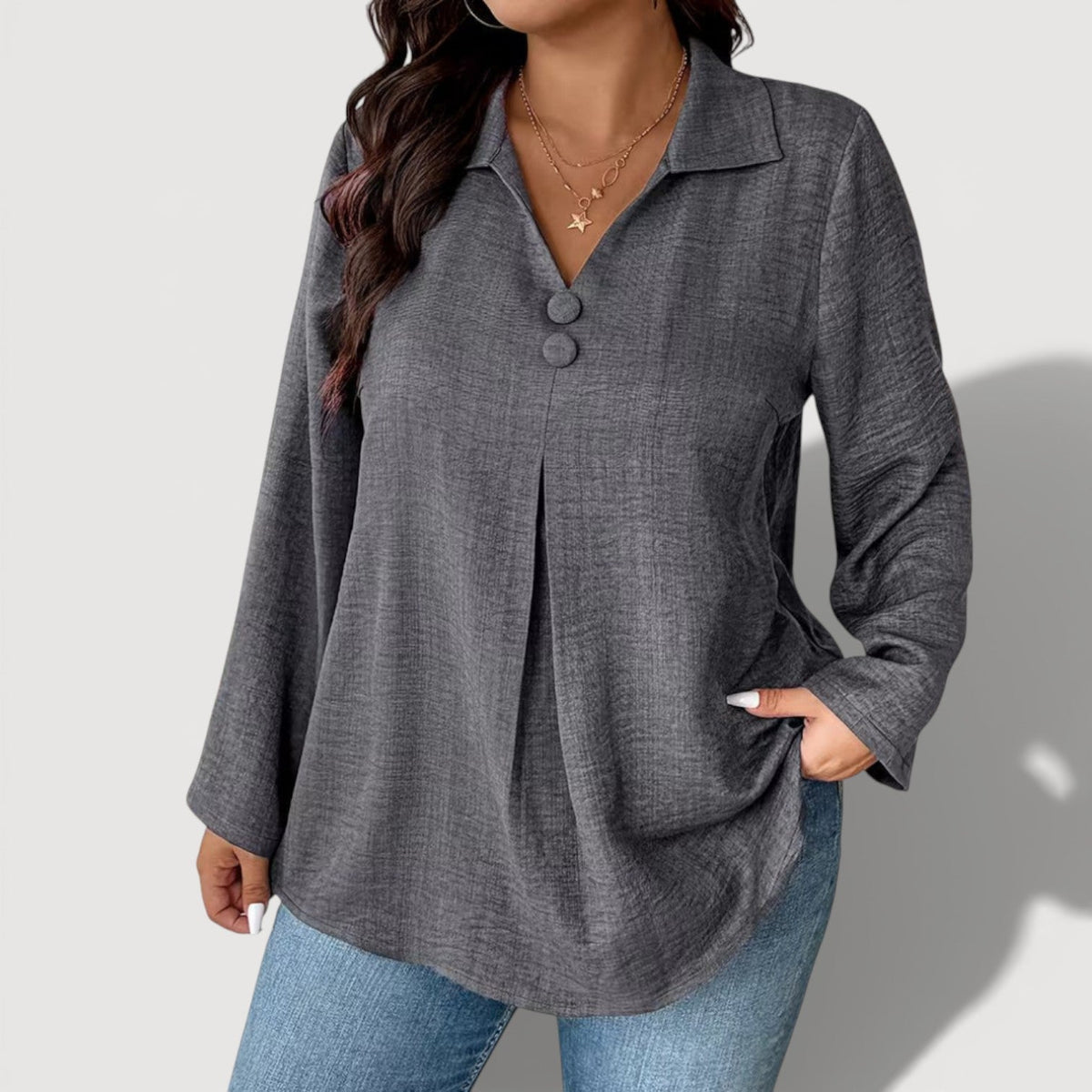 NANCY – CLASSIC BUTTON SHIRT