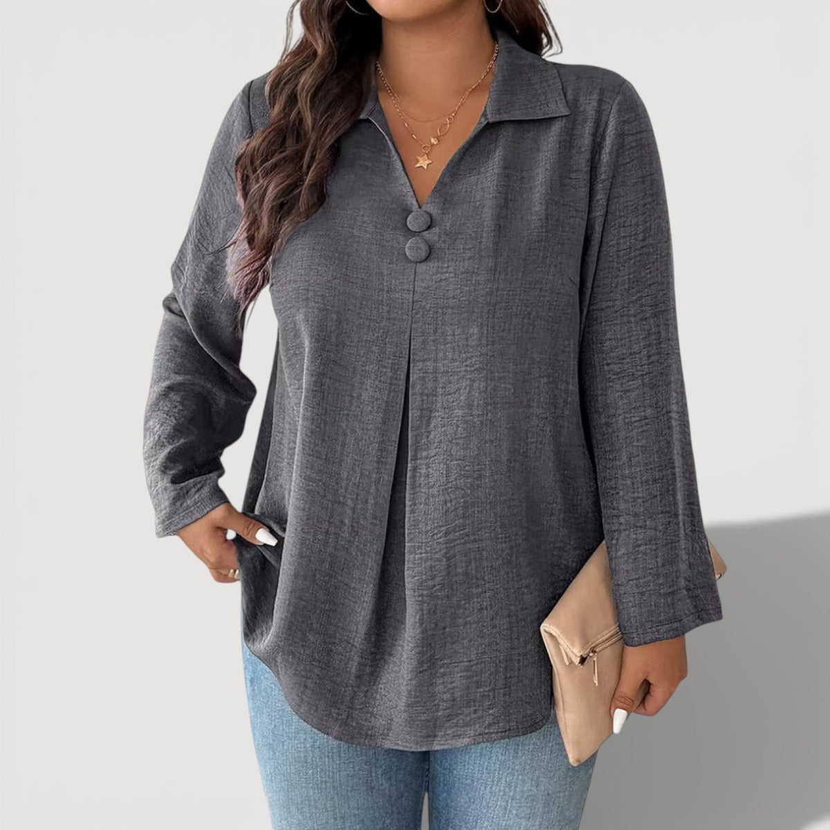 Nancy Classic Button Shirt for Women