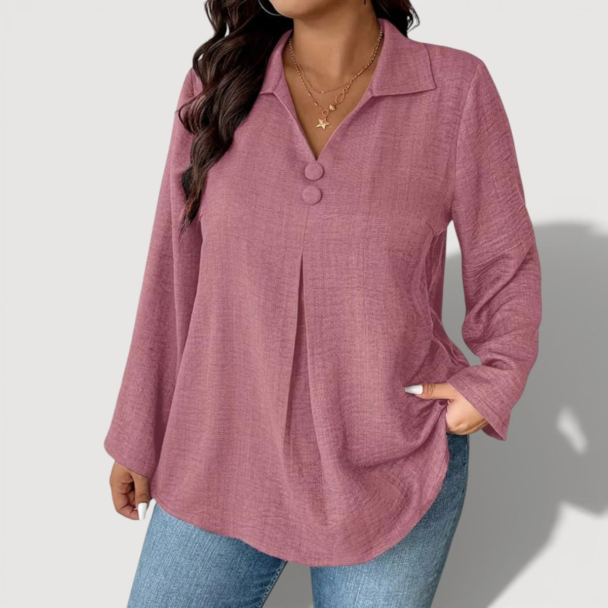 NANCY – CLASSIC BUTTON SHIRT