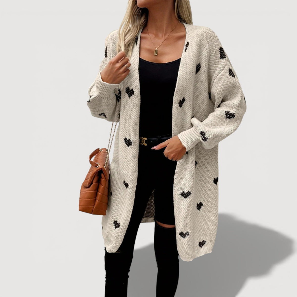 NERI – HEART CARDIGAN