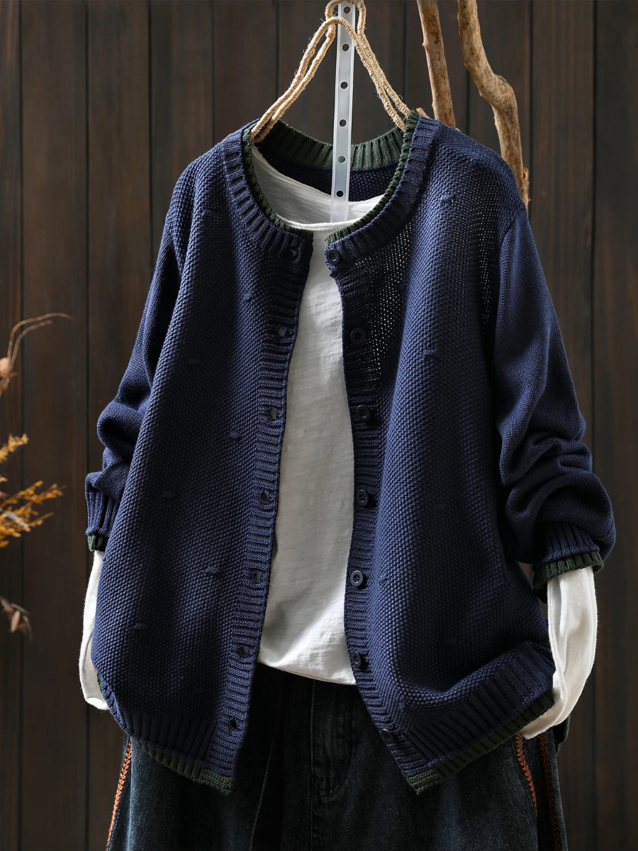 Odette | Women's Oversized Button-Front Cardigan