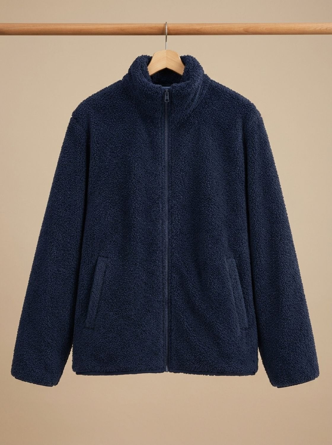 Olivia | Women's Plush Full-Zip Fleece Jacket Stand Collar