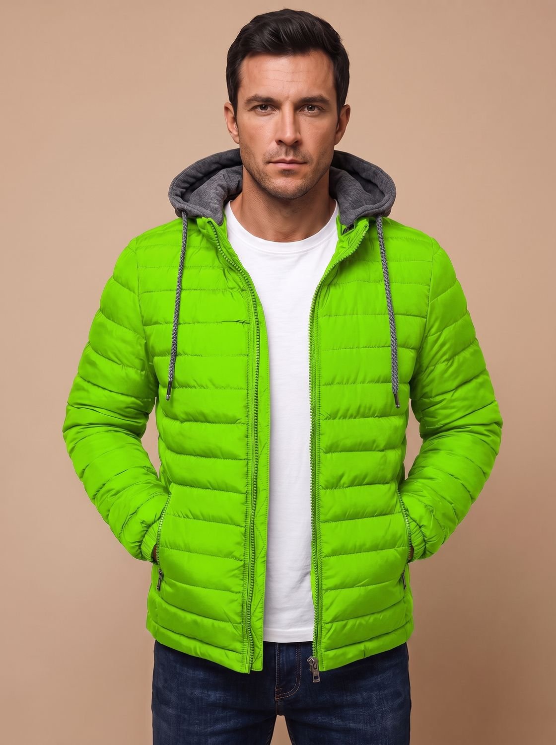 Owen | Men's Lightweight Quilted Hooded Puffer Jacket