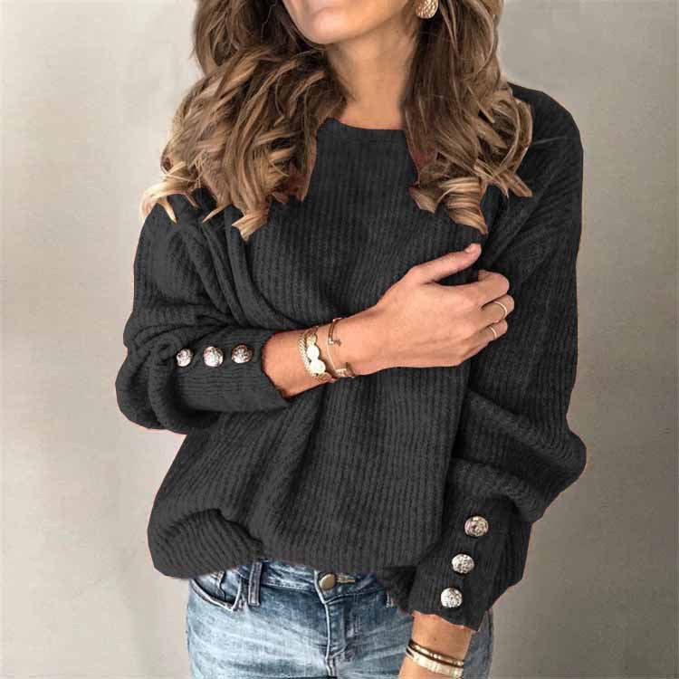 Relaxed-Fit Knit Sweater - Charlotta