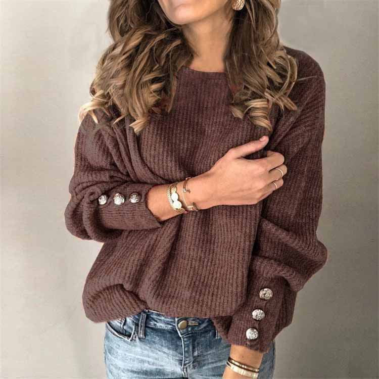 Relaxed-Fit Knit Sweater - Charlotta