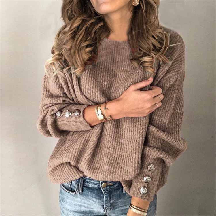 Relaxed-Fit Knit Sweater - Charlotta